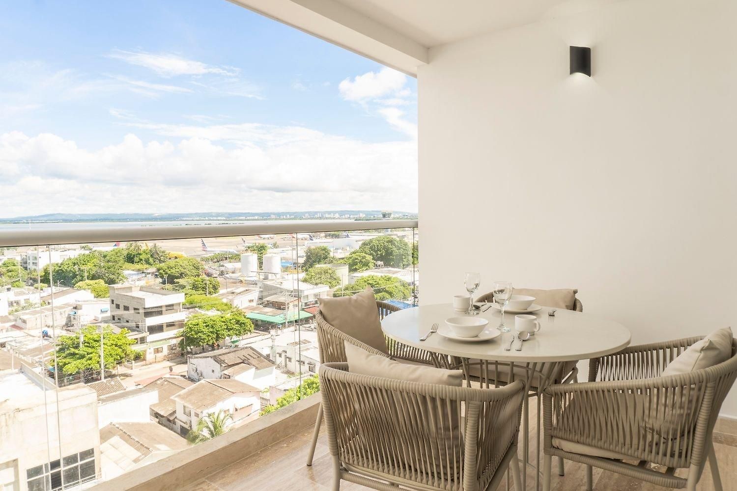 Vista Increible + Balcon Sonado Cerca Del Mar Cb942 Apartment Cartagena