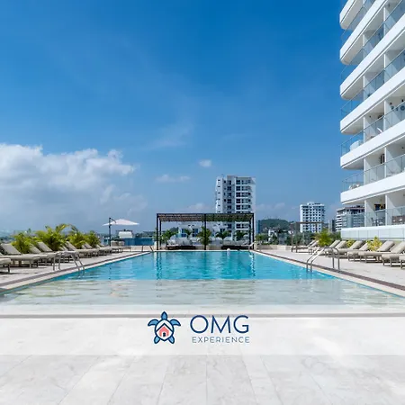 Apartment Vista Increible + Balcon Sonado Cerca Del Mar Cb942 *