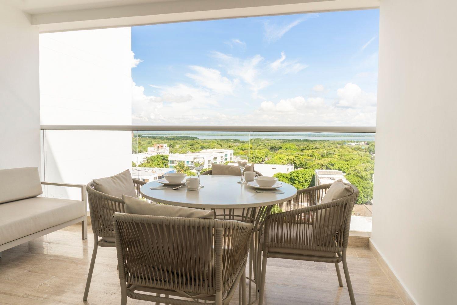 Cb942 | Vista Increíble + Balcón Soñado Cerca Del Mar Apartamento *