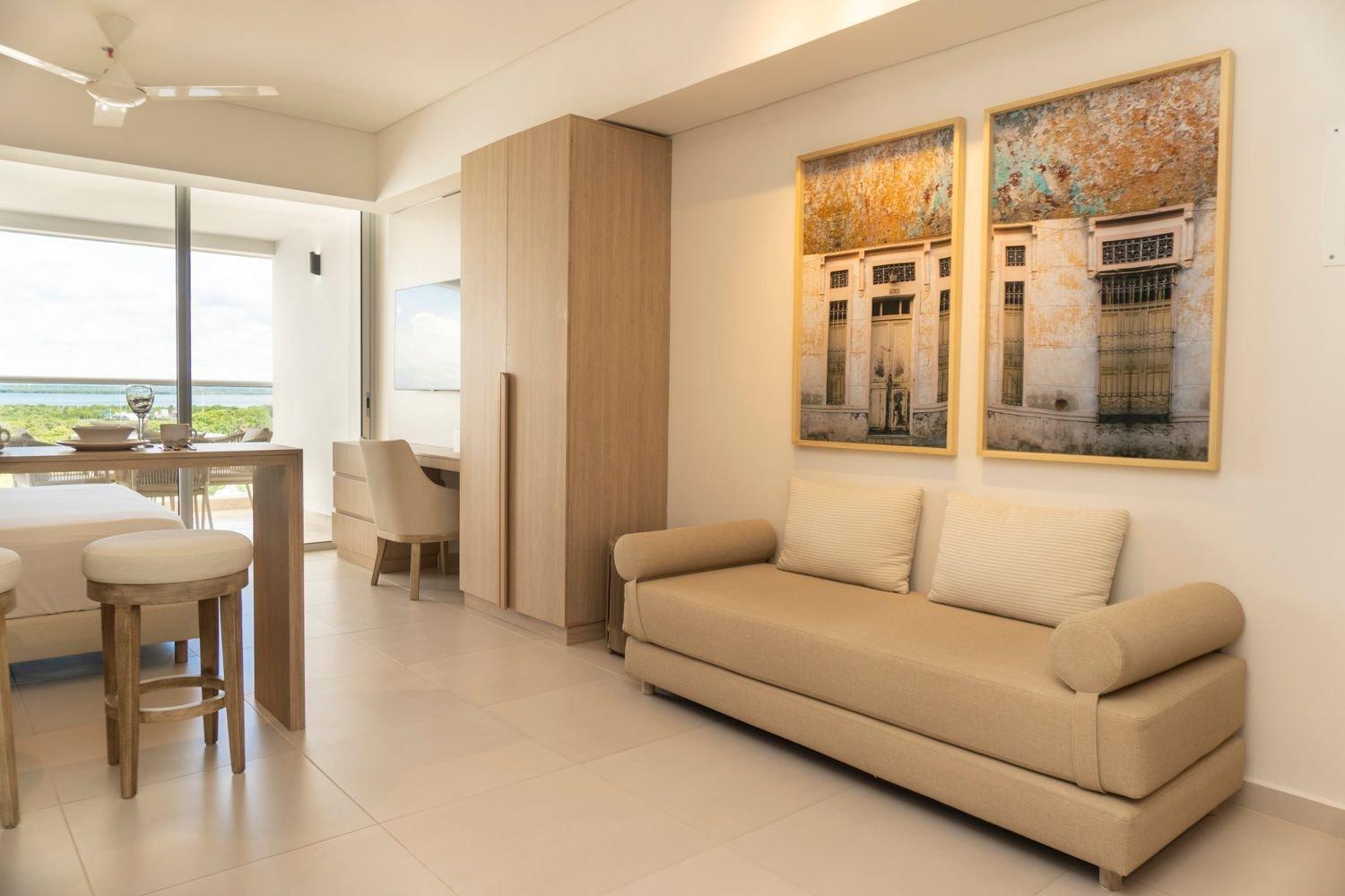 Cb942 | Vista Increíble + Balcón Soñado Cerca Del Mar Apartamento Cartagena