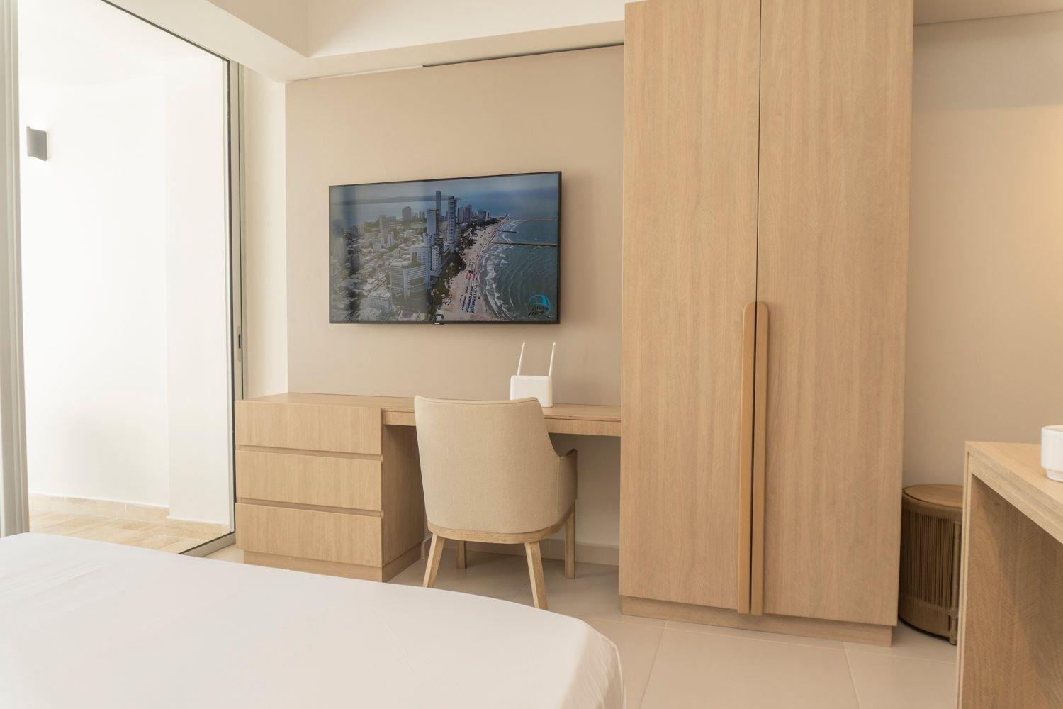 Cb942 | Vista Increíble + Balcón Soñado Cerca Del Mar Cartagena