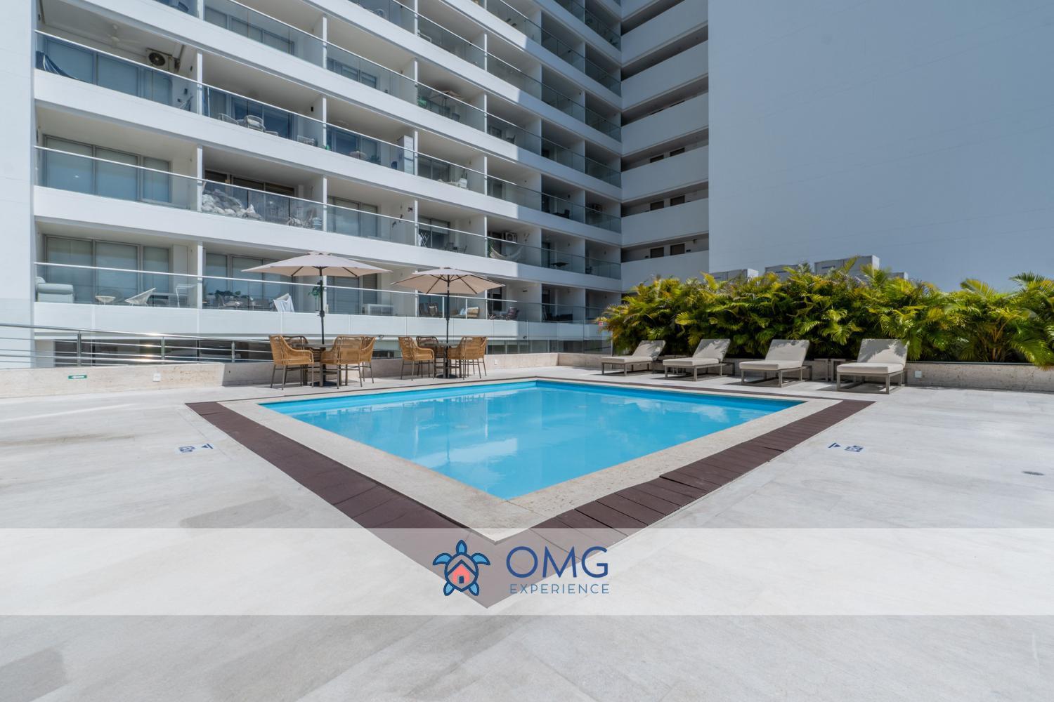 Cb942 | Vista Increíble + Balcón Soñado Cerca Del Mar Apartamento Cartagena
