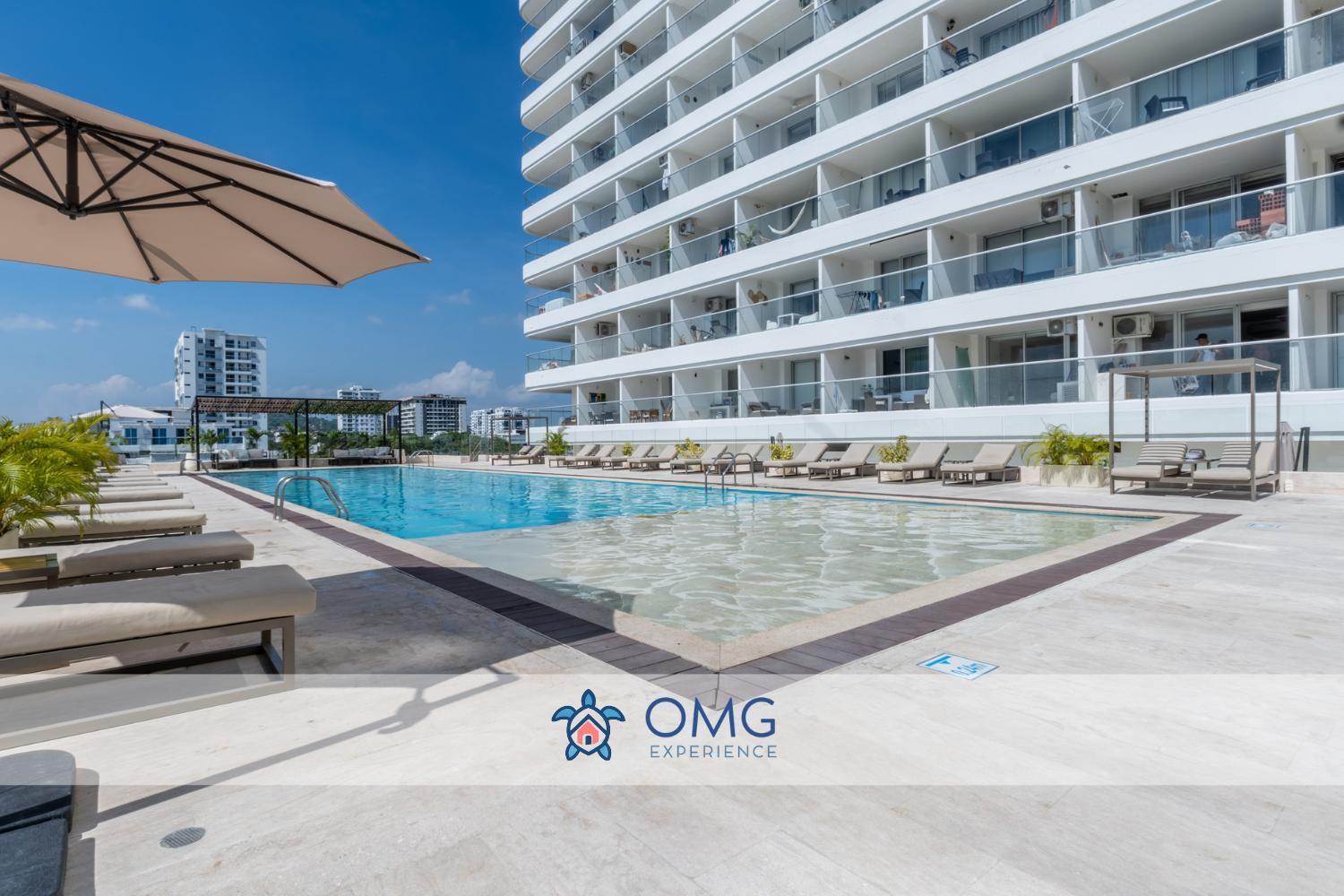 Cb942 | Vista Increíble + Balcón Soñado Cerca Del Mar Apartamento *